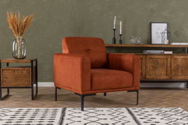 Atelier Del Sofa Mustang - Sillón de orejas Naranja